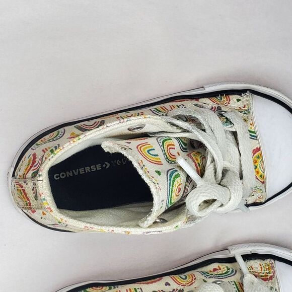 Chuck Taylor All Star Rainbow High Top Shoe Size 7 - Picture 6 of 10